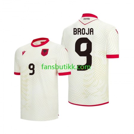 Fotballdrakt Albania Armando Broja 9 Bortetrøye World Cup 2026 Kortermet